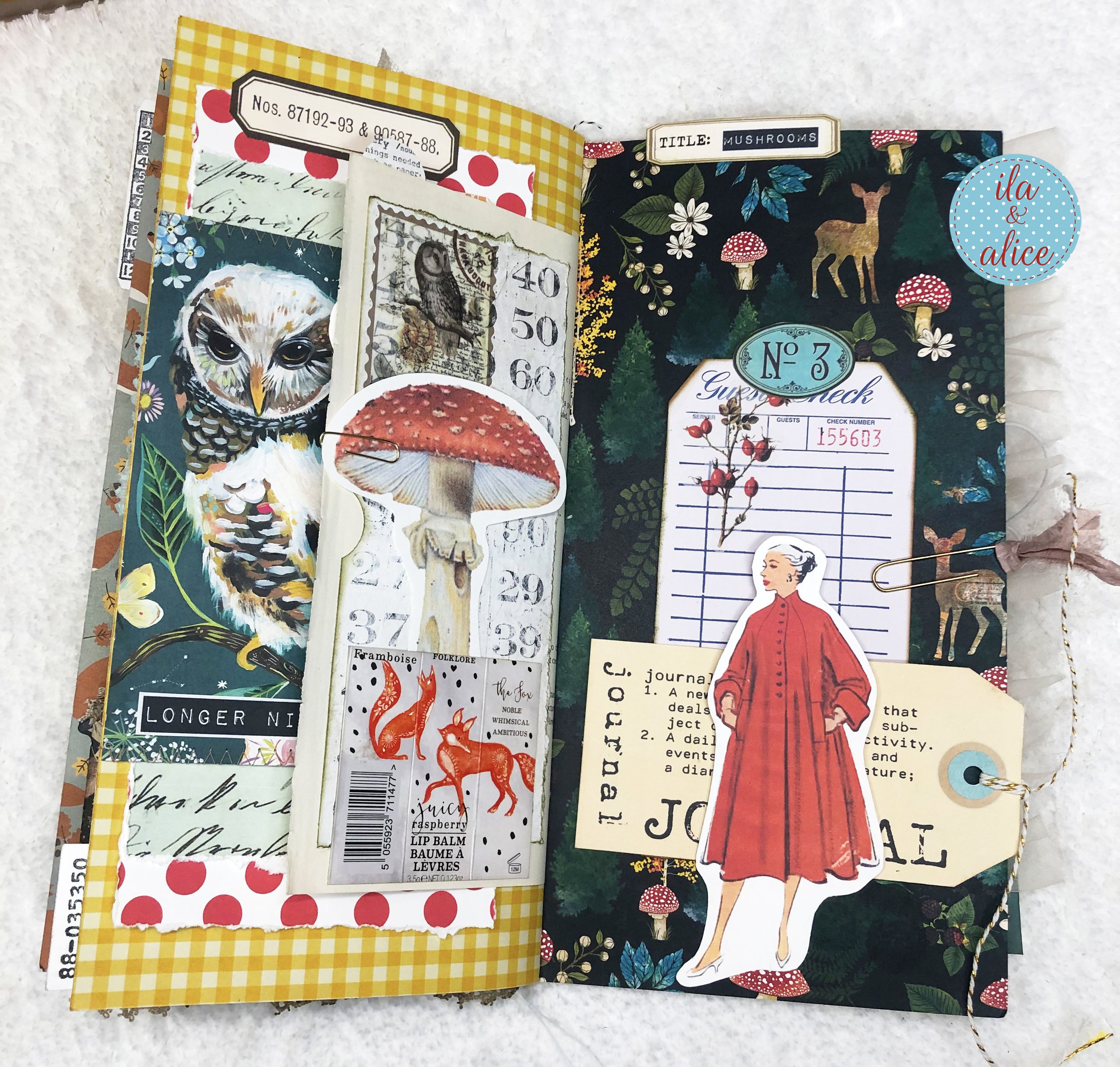 Autumn Junk Journal Pages — ila and alice